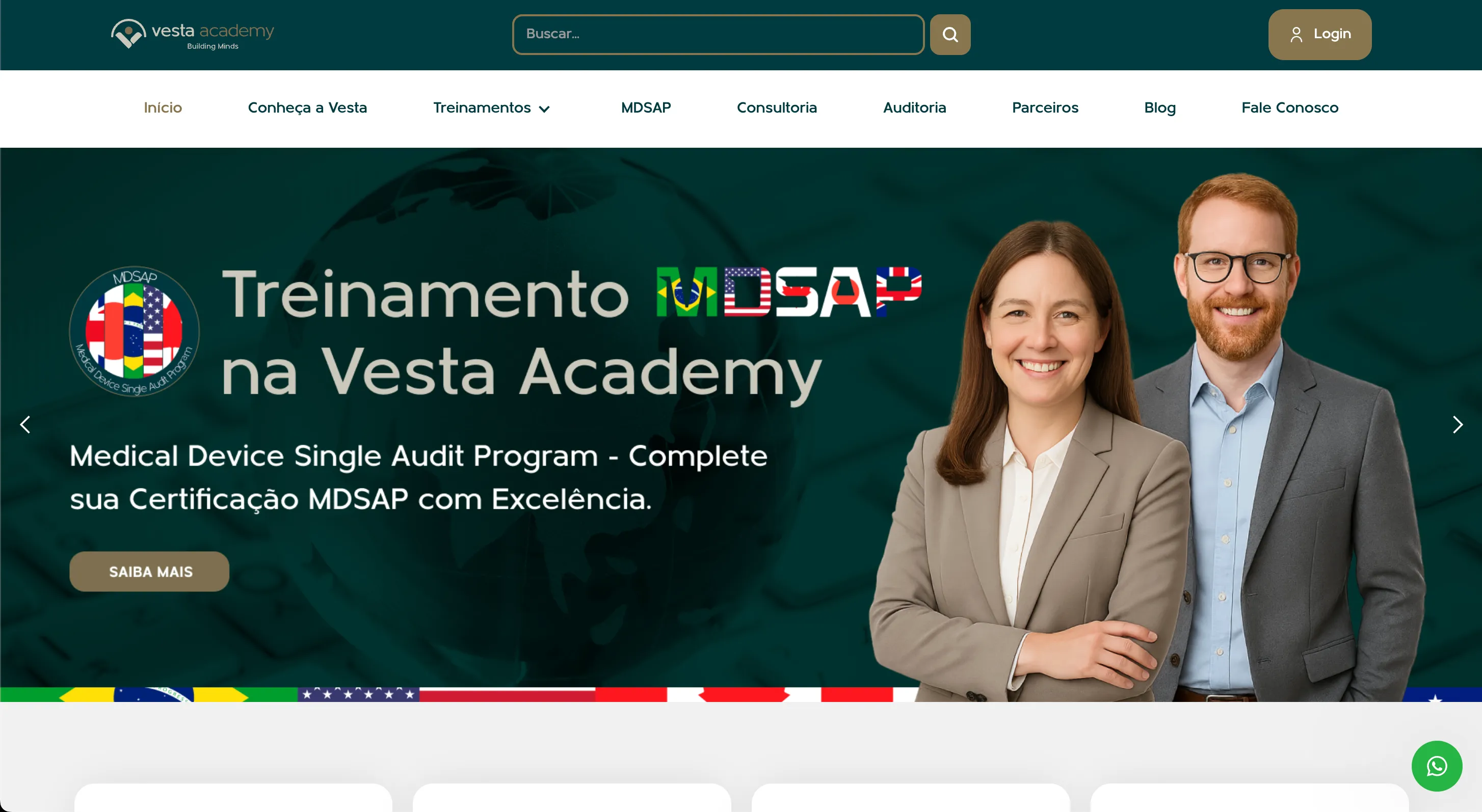 Loja virtual com vitrine de produtos e carrinho
